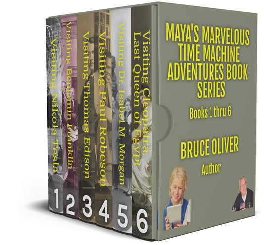 MAYA'S MARVELOUS TIME MACHINE ADVENTURES SERIES (Books 1-6 PDF downloads)