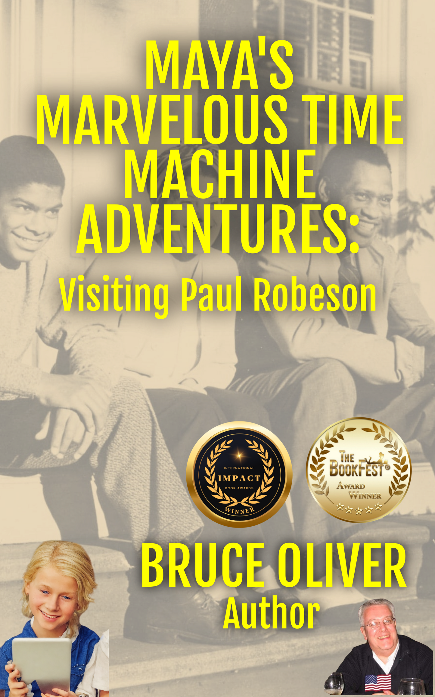 Maya's Marvelous Time Machine Adventures: Visiting Paul Robeson (PDF only)