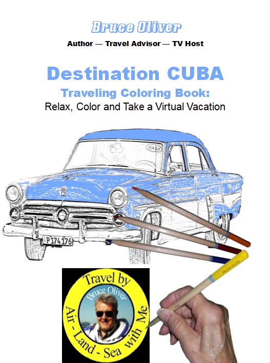 Destination CUBA Traveling Coloring Book: Relax, Color and Take a Virtual Vacation (PDF)