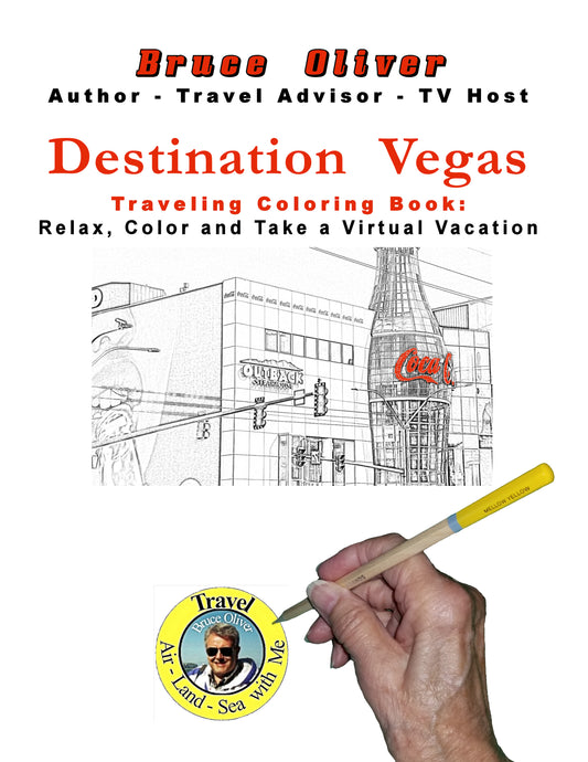 Destination VEGAS Traveling Coloring Book: Relax, Color and Take a Virtual Vacation (PDF)